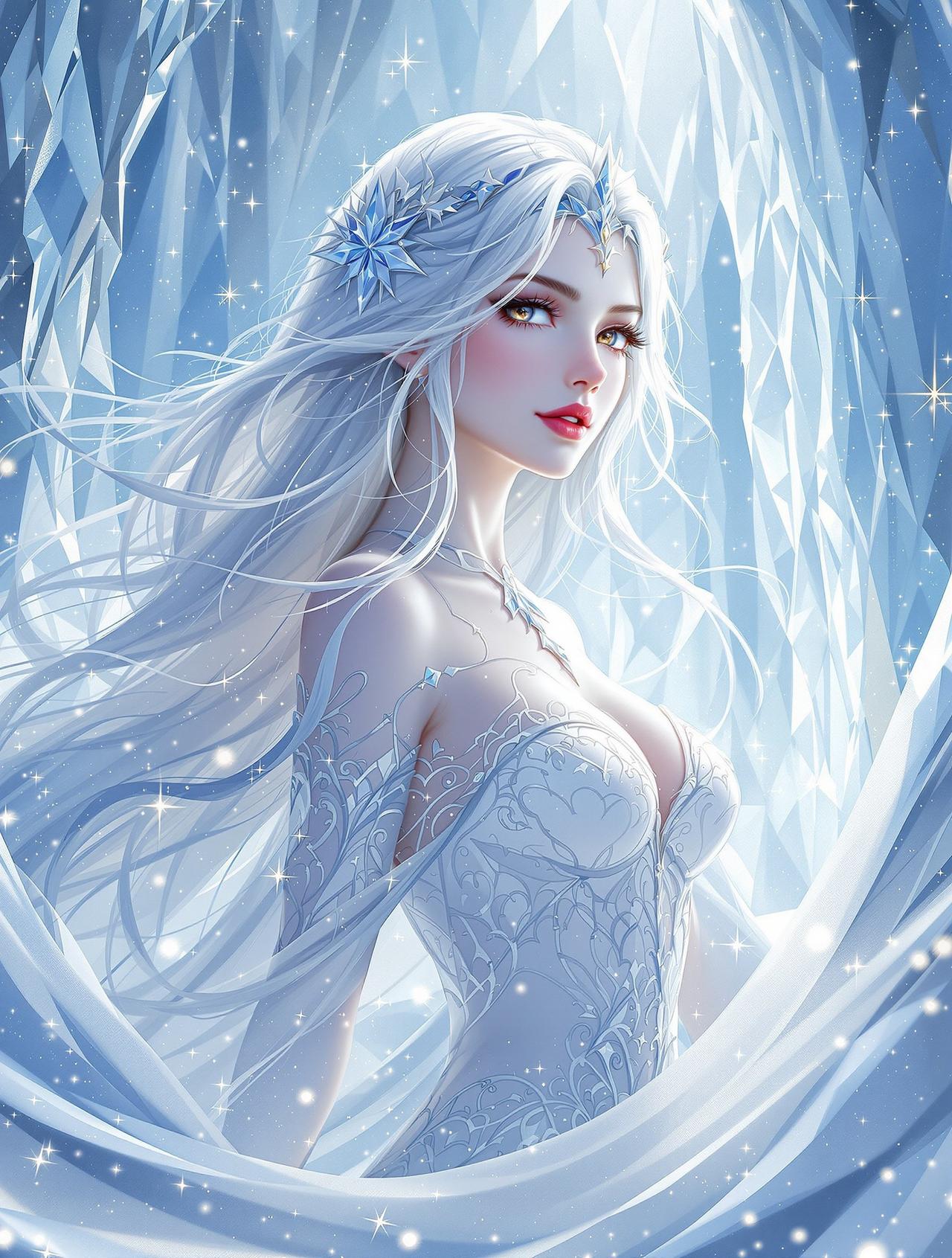 红果短剧官网网页版登录《雪族霜华》海报 - 奇幻、古装题材短剧